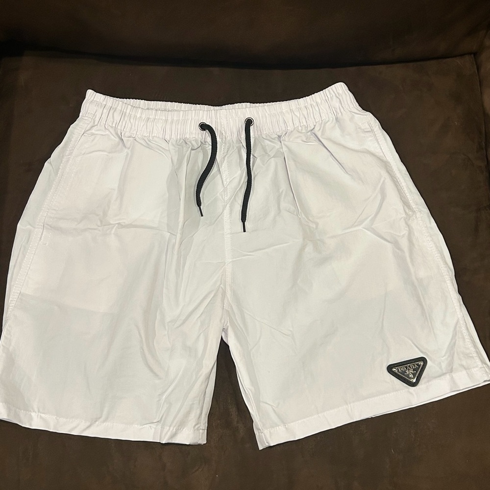 White Prada Shorts